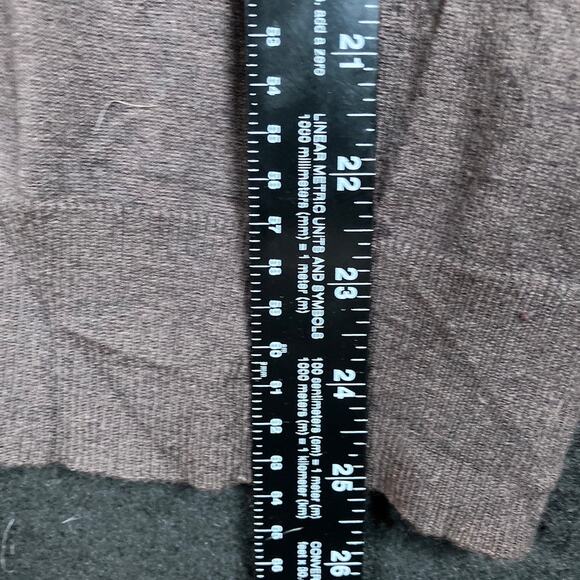 Banana Republic Women Sweater Brown Pullover V Neck Silk Cashmere Wool Stretch S - Picture 9 of 12